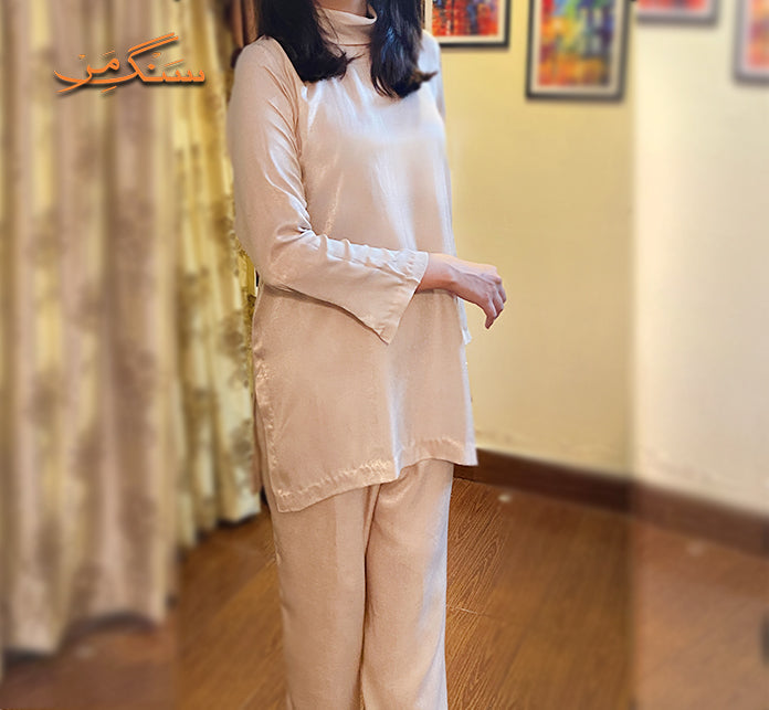 High Neck Shirt with Capsule Pant | Business Proposal