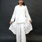 White Cotton Eyelet Long Dress