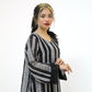 Embroidered Swiss Lawn Black Long Shirt with Inner