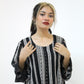 Embroidered Swiss Lawn Black Long Shirt with Inner