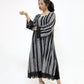 Embroidered Swiss Lawn Black Long Shirt with Inner