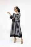 Embroidered Swiss Lawn Black Long Shirt with Inner