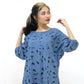 Azure Bloom – Cutwork Lawn Cotton Maxi Dress