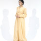 Aurora – Sangemur Handmade Embroidered Korean Maxi Dress with Puff Sleeves