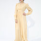 Aurora – Sangemur Handmade Embroidered Korean Maxi Dress with Puff Sleeves