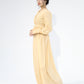 Aurora – Sangemur Handmade Embroidered Korean Maxi Dress with Puff Sleeves