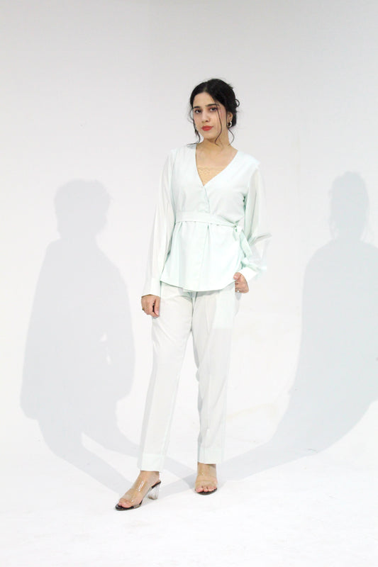 Icefield - Sangemur Stylish Long Top with Straight Pants