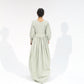 Greenfall - Sangemur Embroidered V-Neckline Full Frock