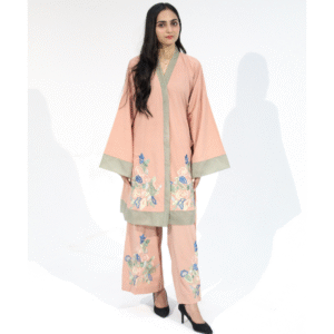 Rosebay – Sangemur Handmade Embroidered Two Piece Korean Kimono Style Set